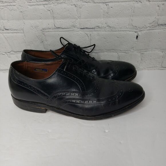 Allen Edmonds Neumok Wingtip Oxford Brown‎ Leather Dress Shoes Mens Sz 8 D main image 5